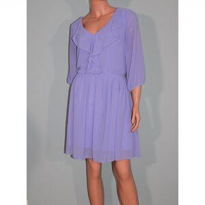 I.N. San Francisco Lavender Purple Ruffle Dress